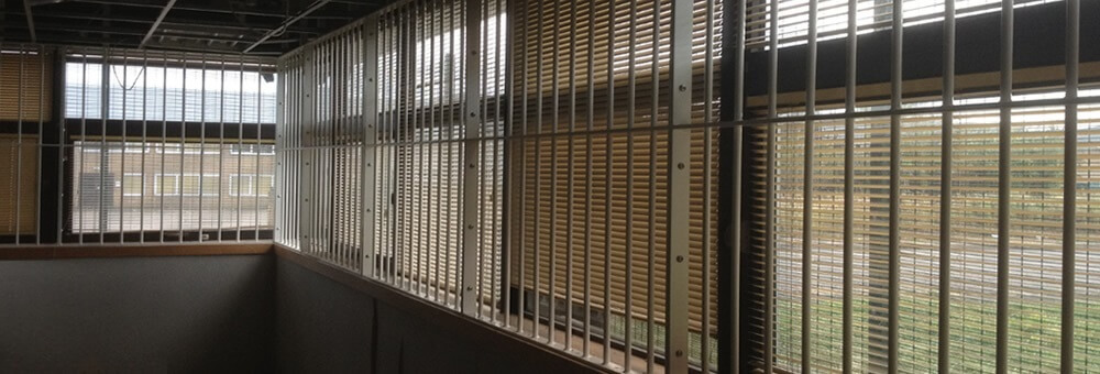 RSG2000 security window bars securing factory warehouse in London