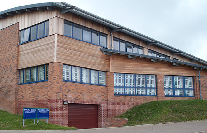 RSG1400 LPS1175 SR2 security grilles securing industrial windows in Middlesex.