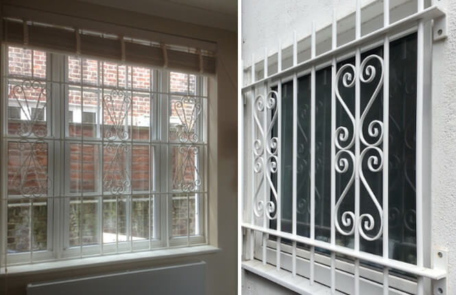 RSG2000 security window bars on residential properties in London.