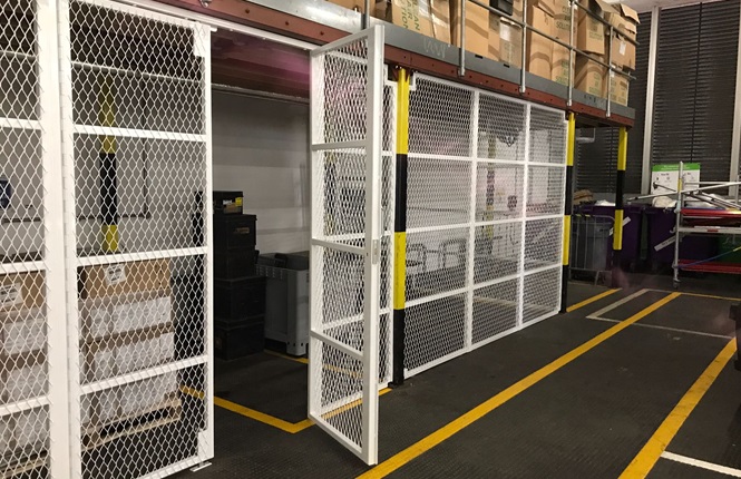  RSG4000 security enclosures installed in a warehouse in Central London.