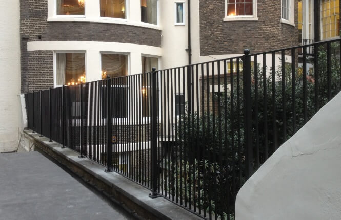 RSG4200 balustrades on apartment complex in the City.