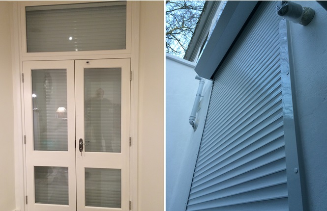 RSG5100 continental shutter solution securing residential property in Earl's Court.