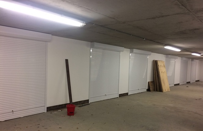 RSG5200 aluminium roller shutters fitted in Sunningdale, Berks.