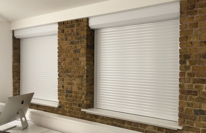 RSG5200 roller shutters providing security to some offices near London Bridge.