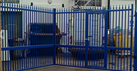commercial security gates for shops, warehouses, car=parks & various applications
