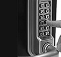 manual & mechanical code locking for access control