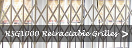 The product page of our security retractable grilles