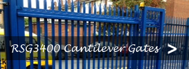 The product page of our sliding cantilever security gates