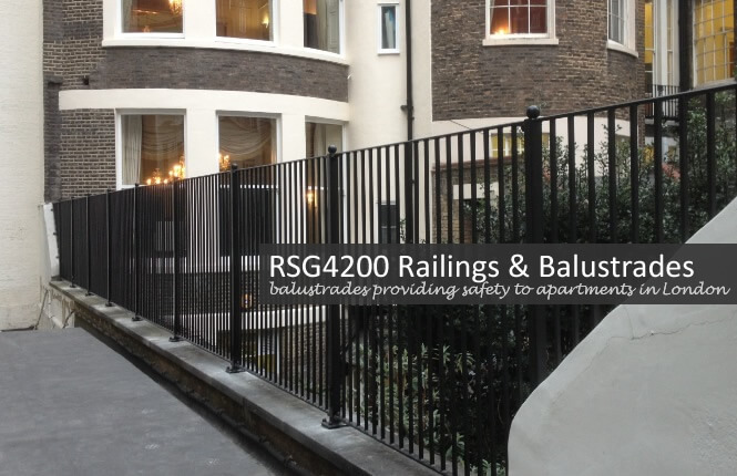 RSG4200 balustrades on apartment complex in the City.