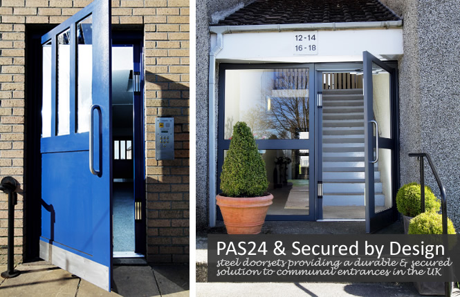 Secured by Design RSG9100 high security doors on London offices.