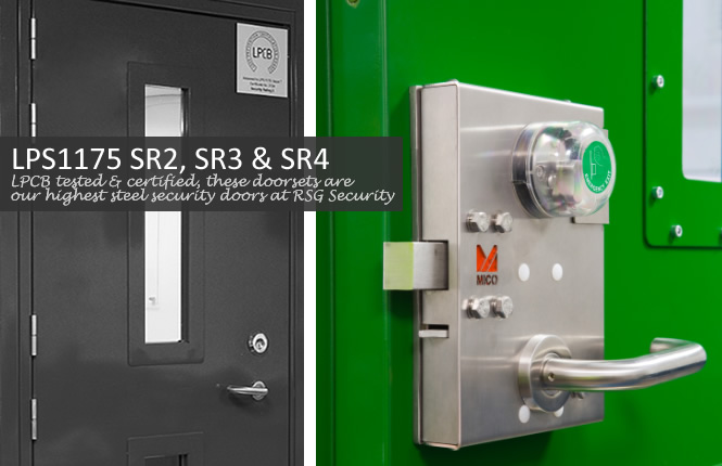 RSG9200 LPS1175 SR3 high security steel doorsets installed in government buildings around London..